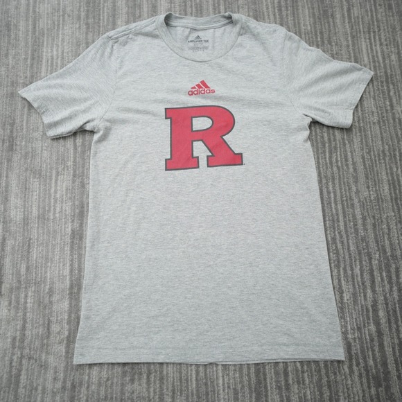 adidas Other - Adidas T Shirt Men's Gray Amplifier Tee Rutgers Crew Neck Short Sleeve XS